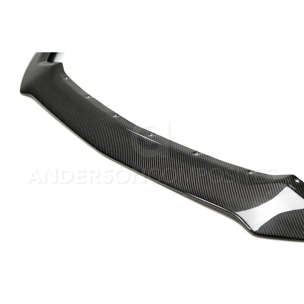 Anderson Composites, AC-FL15FDMU-AC, Type-AC carbon fiber front chin splitter for 2015-2017 Ford Mustang