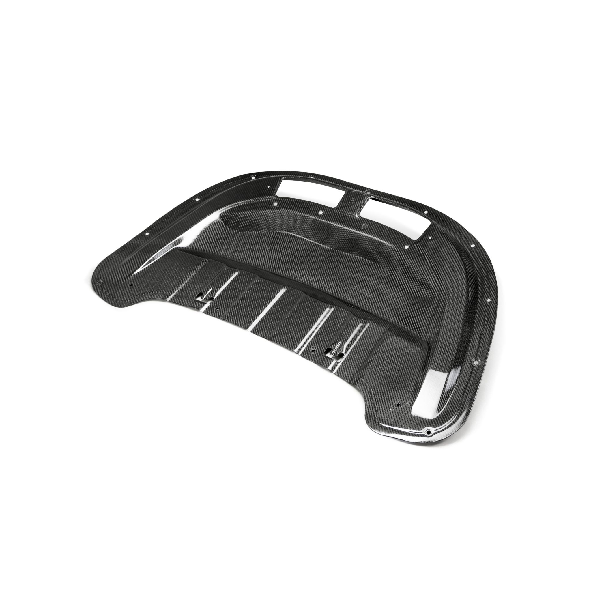 Anderson Composites, AC-HDS17CHCAMZL-OE, Type-OE carbon fiber hood insert for 2017-2021 Chevrolet Camaro ZL1 (2-PC)