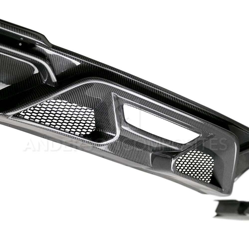 Anderson Composites, AC-RL20FDMU500, Carbon fiber rear diffuser for 2020-2021 Ford Mustang Shelby GT500