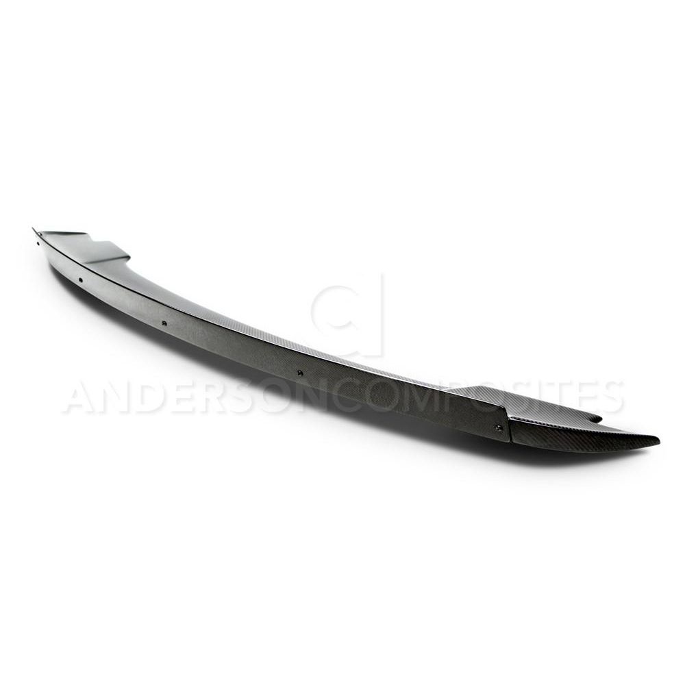 Anderson Composites, AC-RS15FDMU-ST, Type-ST carbon fiber Track Pack style rear spoiler with adjustable wicker bill for 2015-2020 Ford Mustang