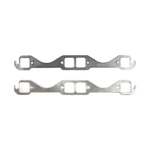 Cometic Gasket Automotive Chevrolet Gen-1 Small Block V8 .064 in AM Exhaust Manifold Gasket Set; 1.480 in x 1.450 in Square Ports