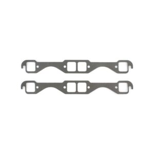 Cometic Gasket Automotive Chevrolet Gen-1 Small Block V8 .060 in HTS Exhaust Manifold Gasket Set; 1.550 in x 1.450 in Square Ports