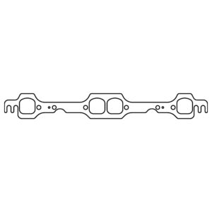 Cometic Gasket Automotive GM LT1/LT4 Gen-2 Small Block V8 .043 in Copper Exhaust Manifold Gasket Set; 1.520 in x 1.510 in D-Ports
