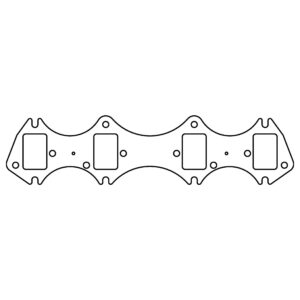 Cometic Gasket Automotive Ford Big Block FE V8 .043 in Copper Exhaust Manifold Gasket Set; 2.320 in x 1.560 in Square Ports