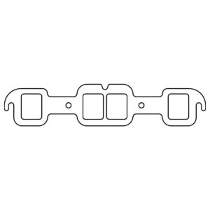 Cometic Gasket Automotive Oldsmobile 400/425/455 .094 in HTG Exhaust Gasket Set; 1.920 in x 1.550 in Rectangular Ports