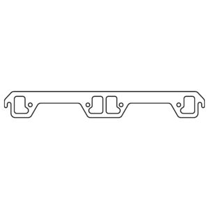 Cometic Gasket Automotive AMC Gen-3 V8 .064 in ArmorCore Exhaust Manifold Gasket Set; With Dogleg Ports