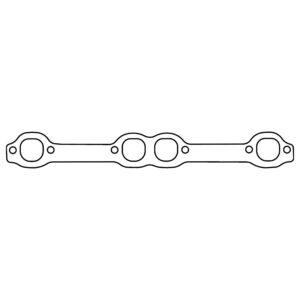 Cometic Gasket Automotive Chevrolet Gen-1 Small Block V8 .064 in AM Exhaust Gasket Set; 1.500 in x 1.470 in Ports; 18 Degree Head