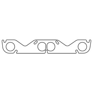 Cometic Gasket Automotive Chevrolet Gen-1 Small Block V8 .064 in ArmorCore Exhaust Manifold Gasket Set; 1.810 in Round Port; Hooker/Stahl Bolt Pattern