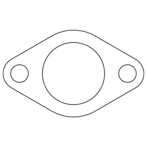 Cometic Gasket Automotive Ford 59A/8BA/8CM Flathead V8 .059 in CFM Exhaust Manifold Gasket Set; 1945-1953; 8PK