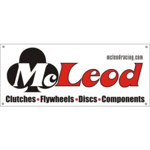 McLeod Racing Banner  36 X 72 With Grommets