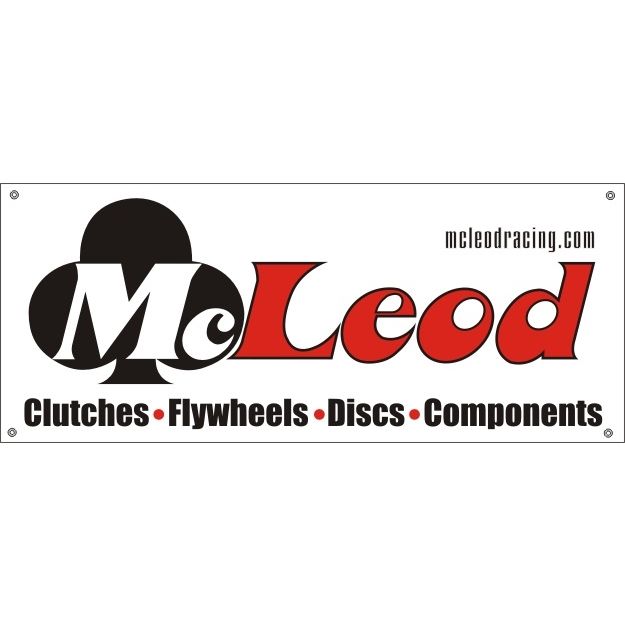 McLeod Racing Banner 36 X 72 With Grommets