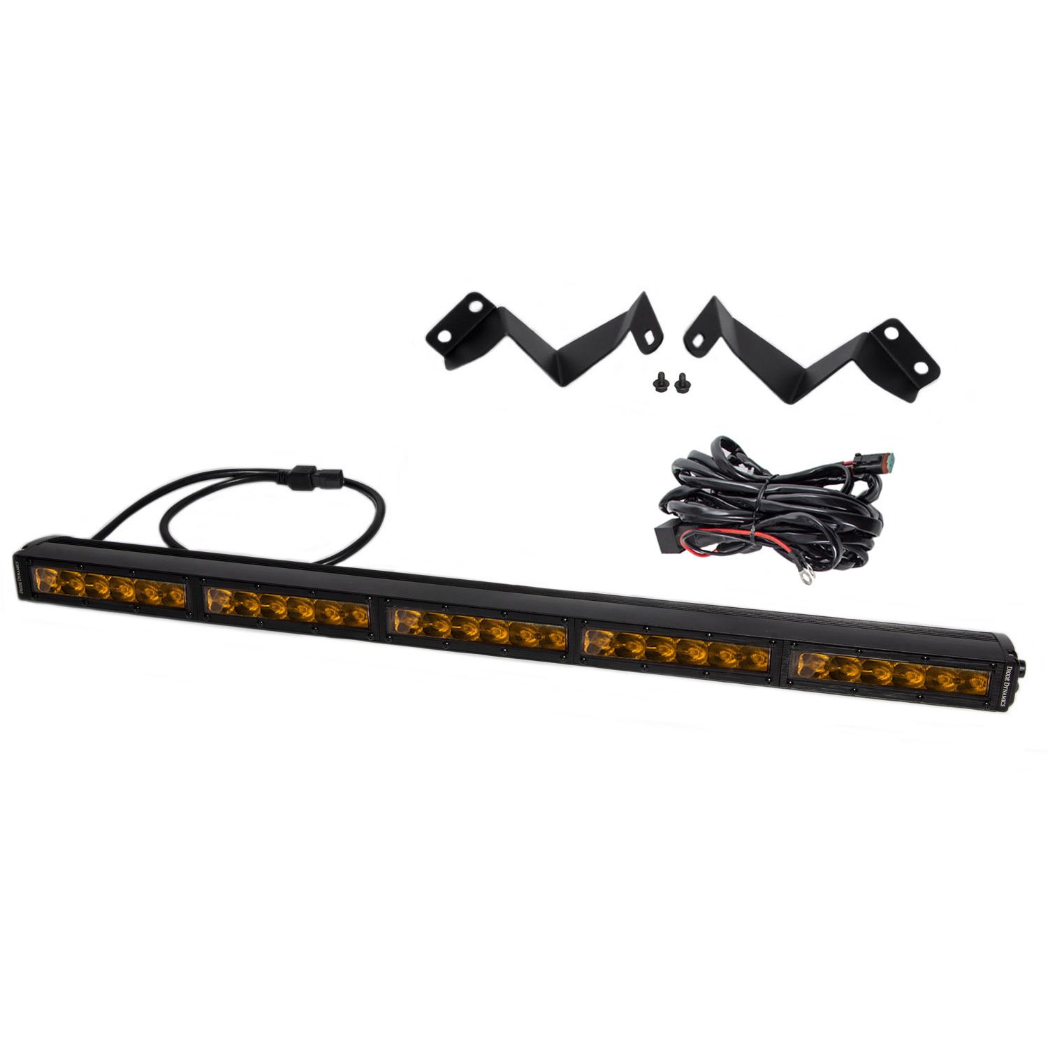 Light bar featuring advanced TIR optics for high efficiency and focus.