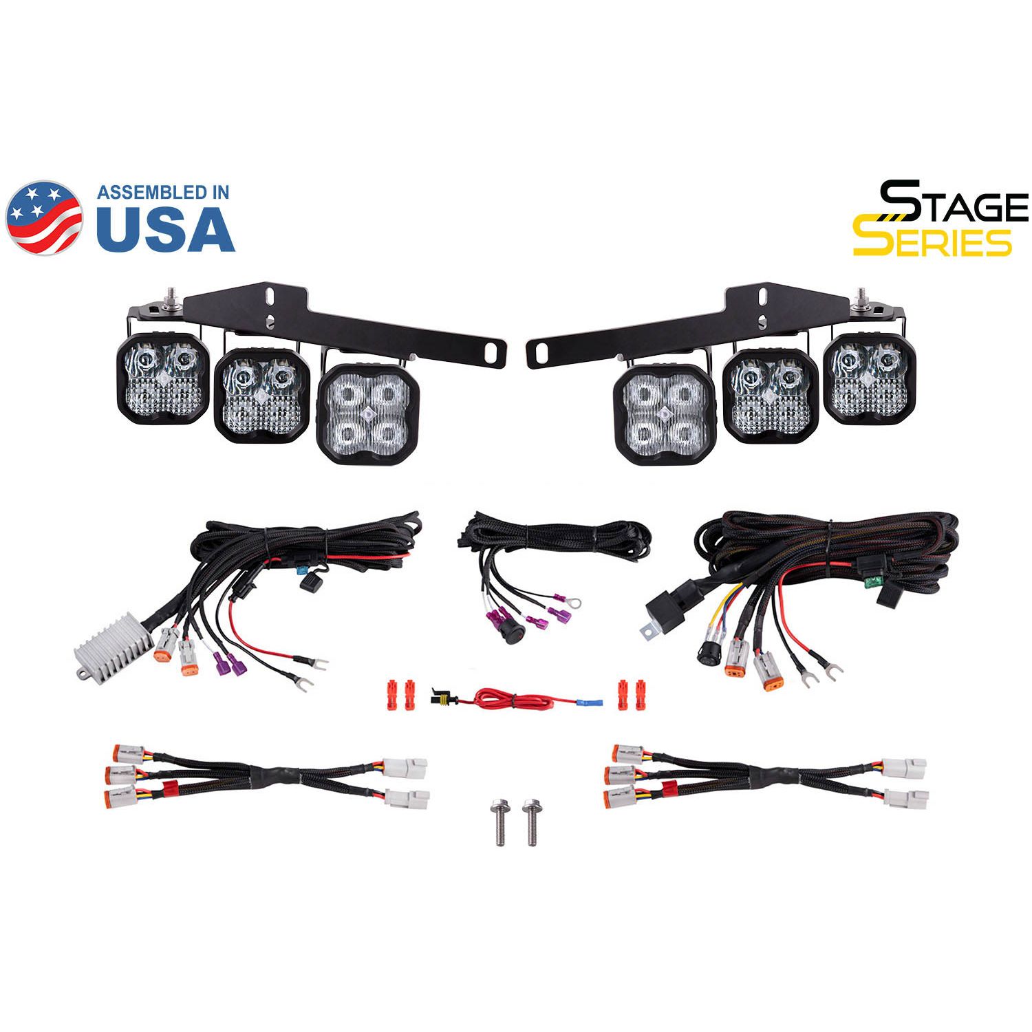 Connects your Diode Dynamics backlit pods to your vehicle's backup wiring.