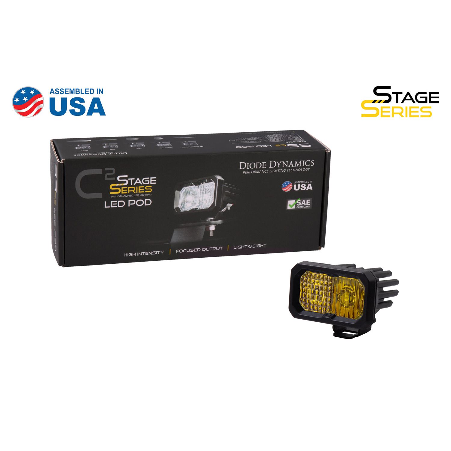 Pod light featuring modern TIR optics for the highest intensity on the market.