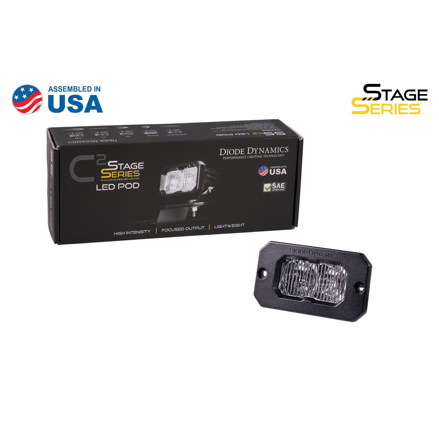 Pod light featuring modern TIR optics for the highest intensity on the market.