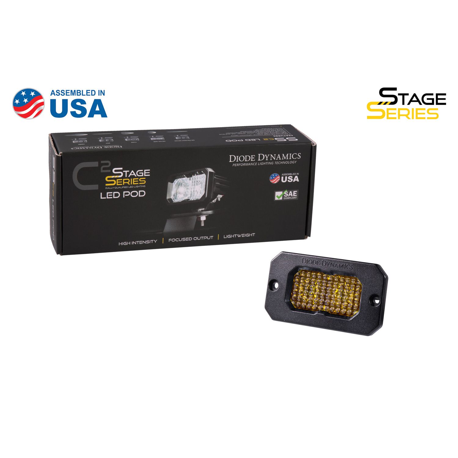 Pod light featuring modern TIR optics for the highest intensity on the market.