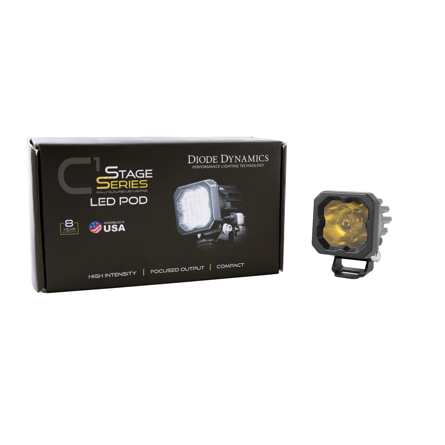 Pod light featuring modern TIR optics for the highest intensity on the market.