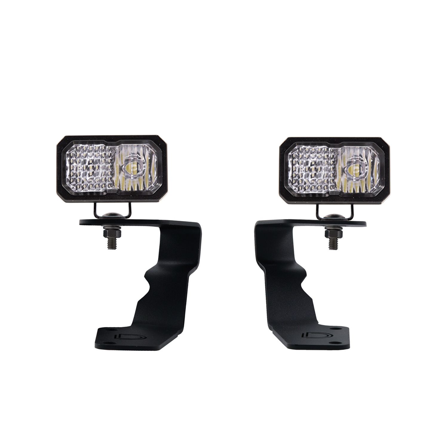 Allows you to mount two Stage Series 2" LED Pods above the hood.