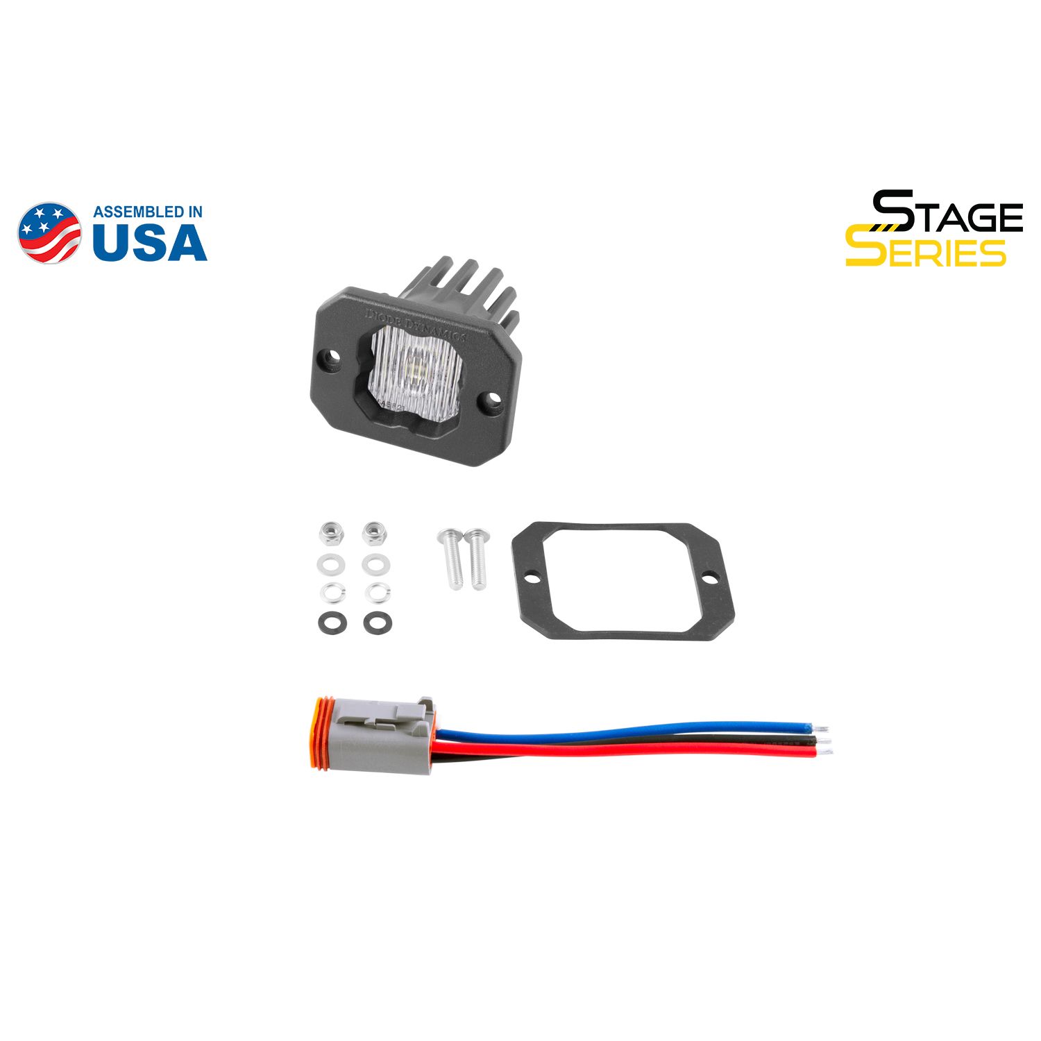 Pod light featuring modern TIR optics for the highest intensity on the market.