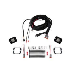 Allows for flush installation of SSC1 LED pods in the rear bumper.