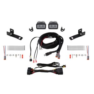 Allows for flush installation of SSC2 LED pods in the rear bumper.