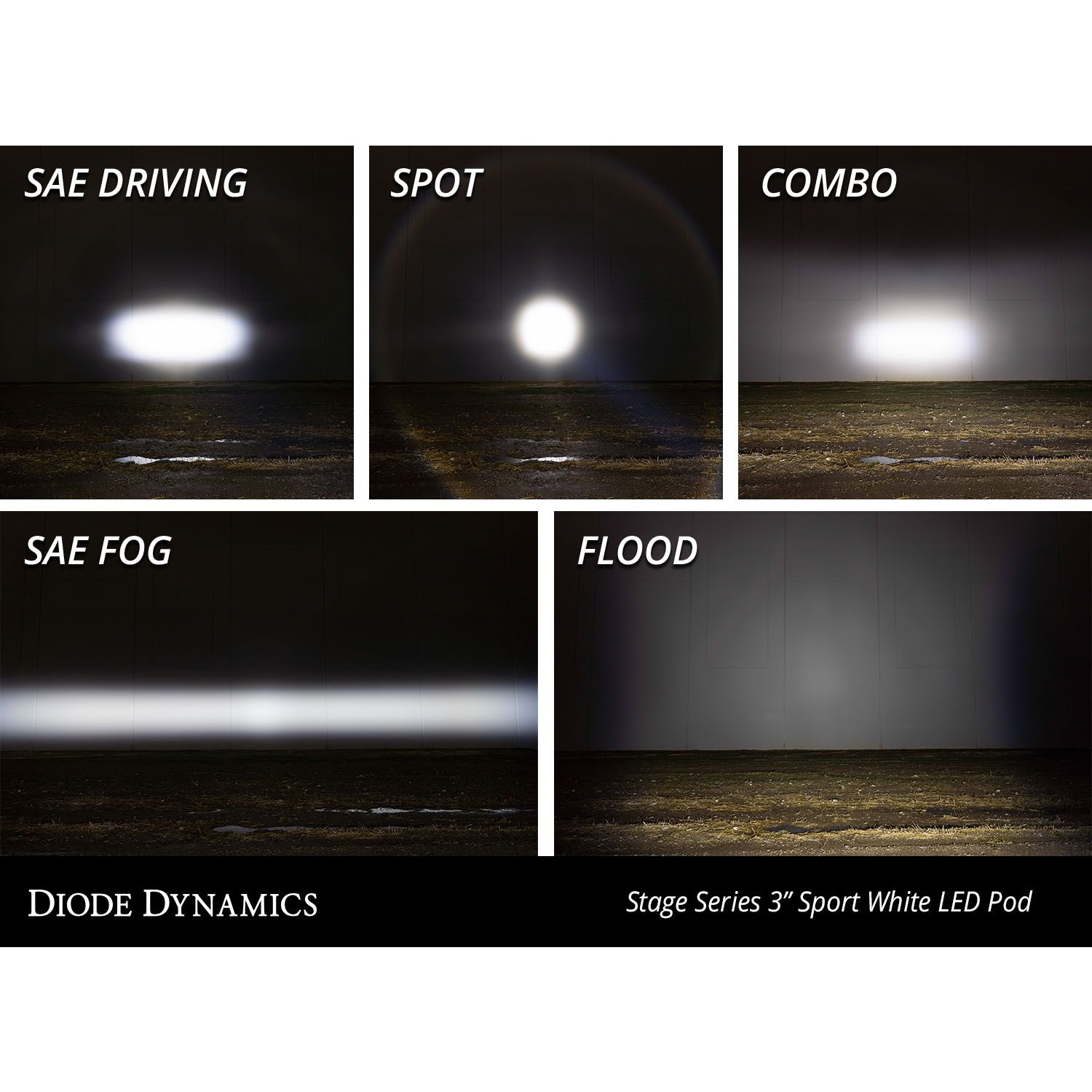 Pod light featuring advanced TIR optics for high efficiency and focus.