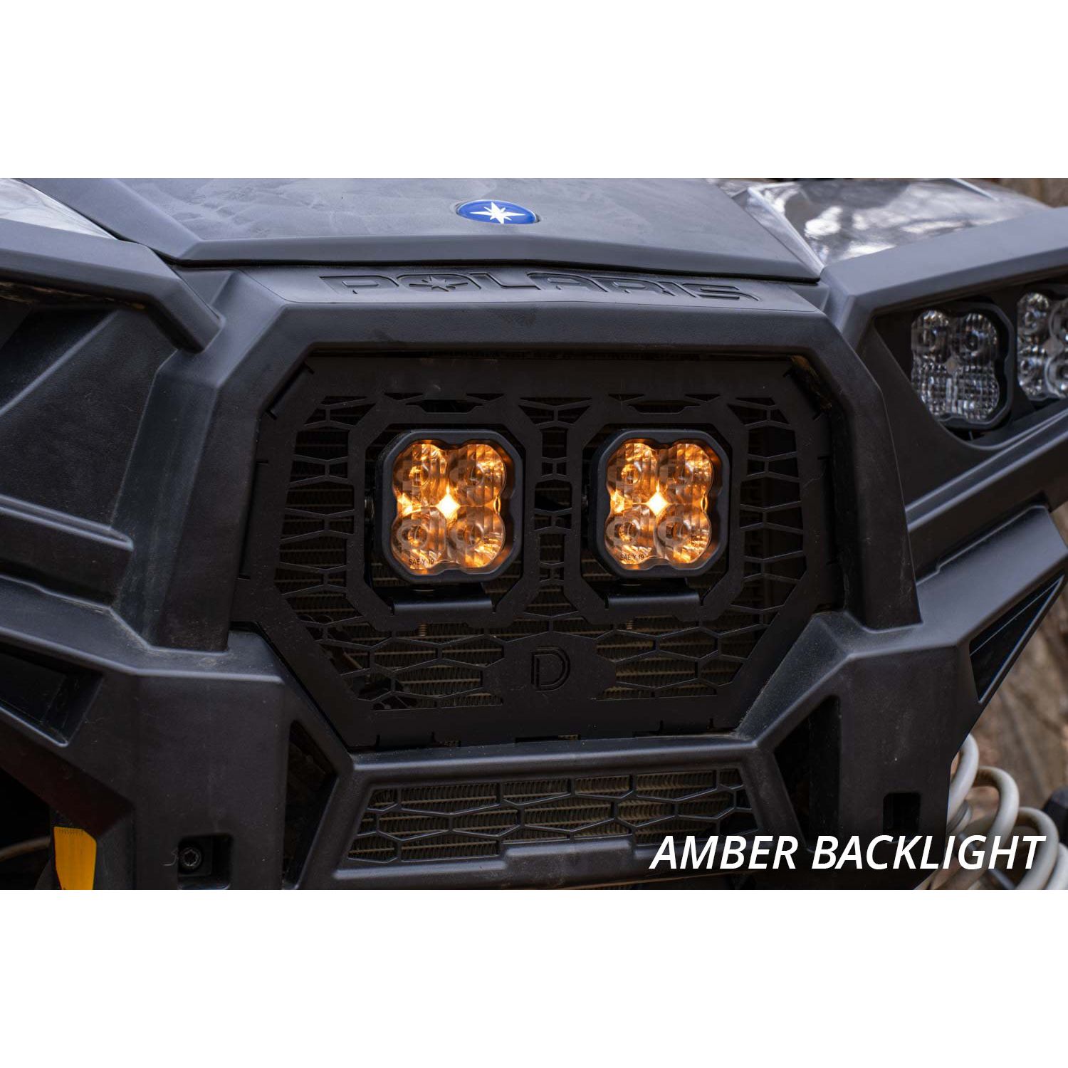 Allows for installation of SS3 LED pods on bumper roll bars.