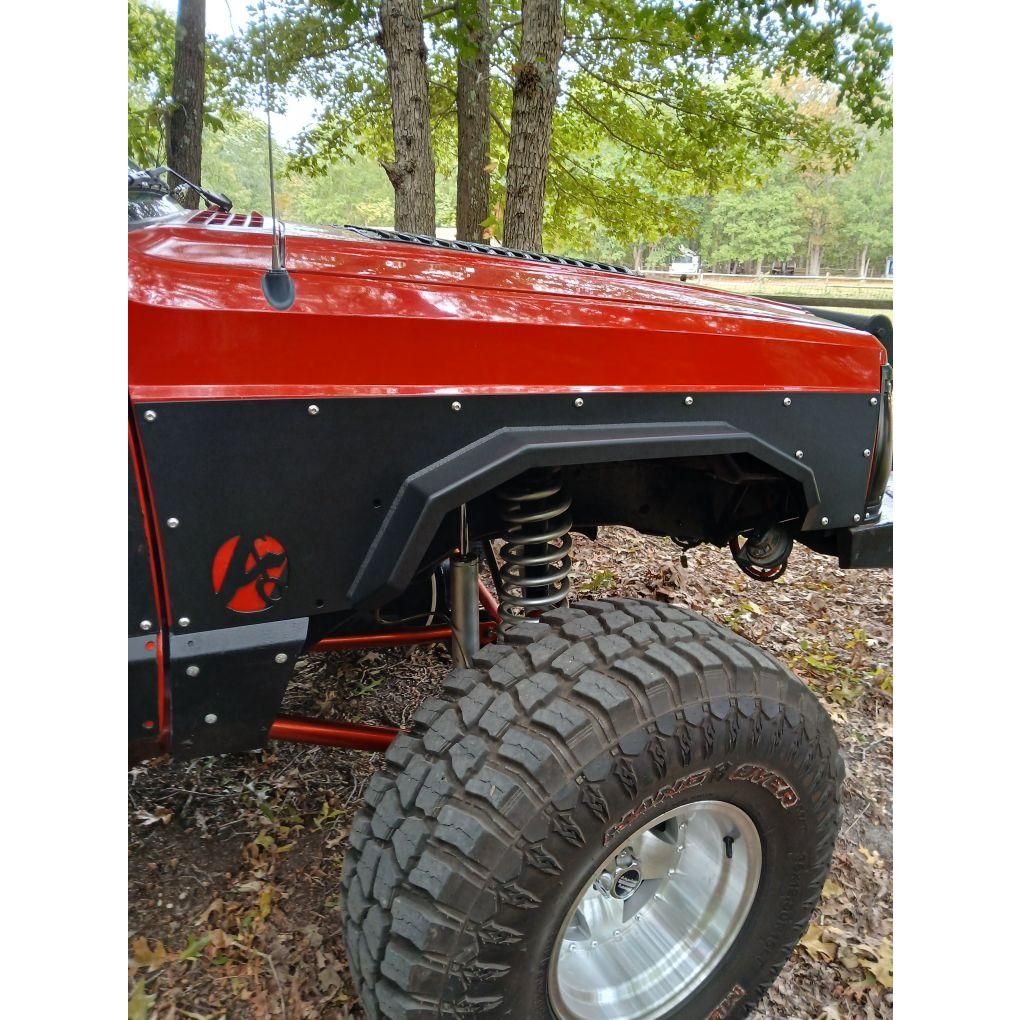 Jeep Cherokee XJ Front and Rear Armor w/ Flares (4-Door)