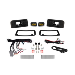 Adds SAE-compliant fog lights to the 2022+ Ford Maverick.