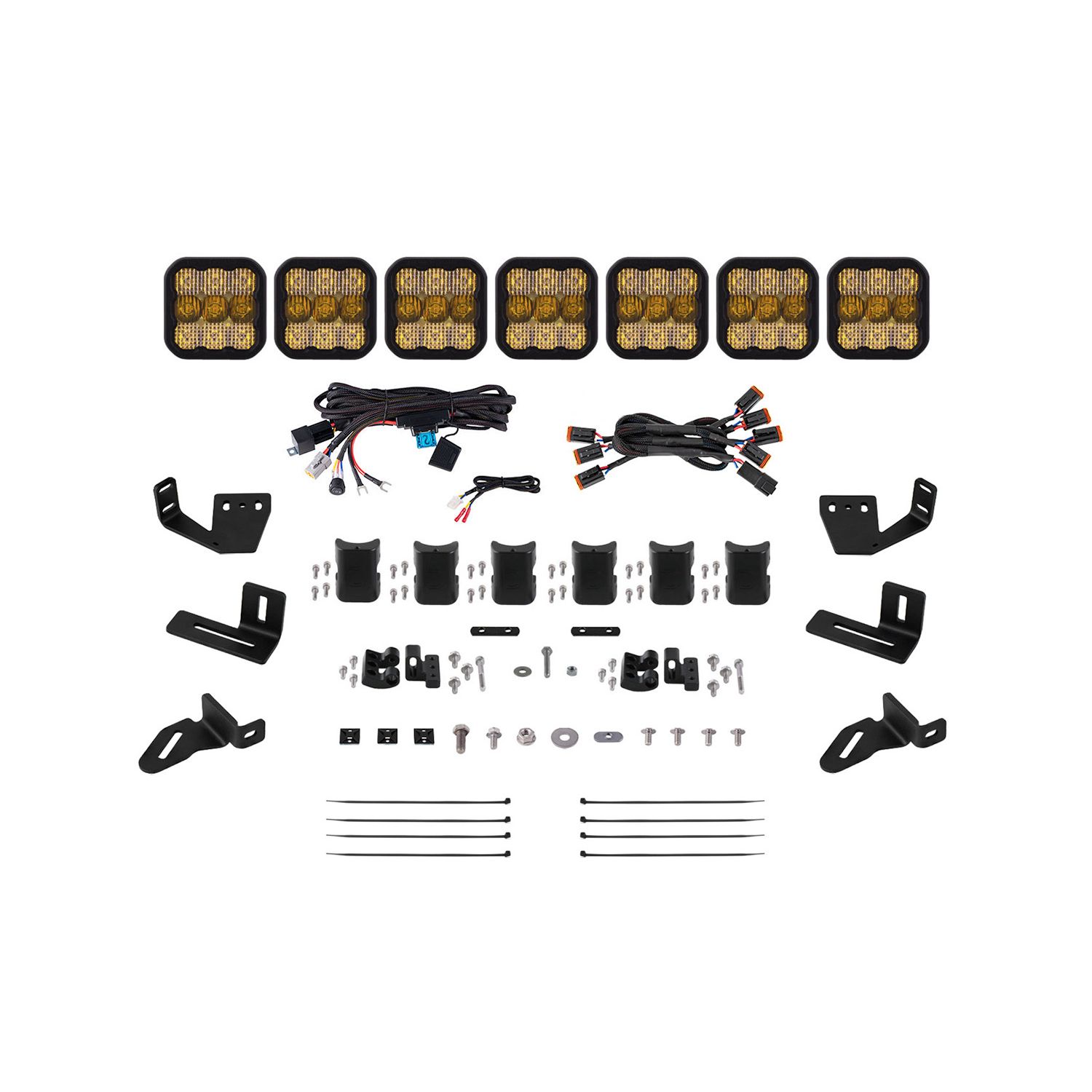 Pod light featuring advanced TIR optics for high efficiency and focus.