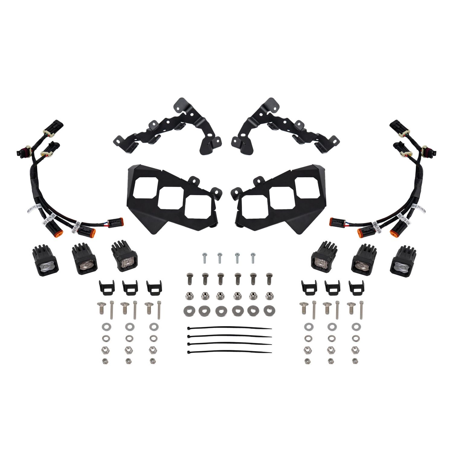 Full LED C1 pod headlights for 2017-2024 Can-Am Maverick