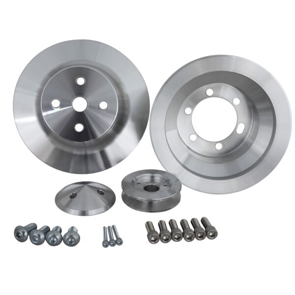 Big Block Chrysler High Flow V-Belt Pulley Kit (1V)