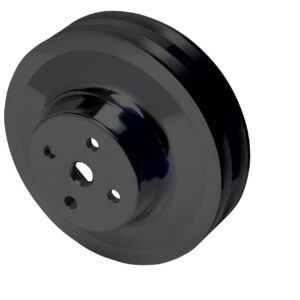 Big Block Chrysler V-Belt Water Pump Pulley - Black (2V)