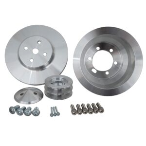 Big Block Chrysler High Flow V-Belt Pulley Kit (4V)