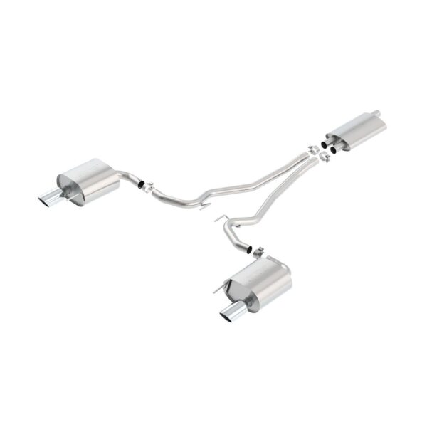 2015-2019 Ford Mustang 2.3L EcoBoost Cat-Back Exhaust System EC-Type Approved Touring