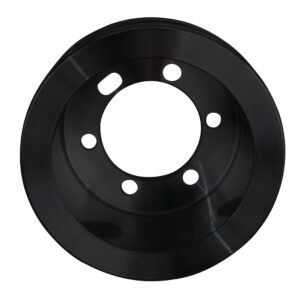 Big Block Chrysler High Flow V-Belt Crankshaft Pulley - Black (4V)