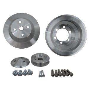 Small Block Chrysler High Flow V-Belt Pulley Kit (2V)