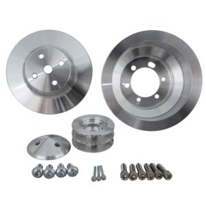 Small Block Chrysler High Flow V-Belt Pulley Kit (3V)