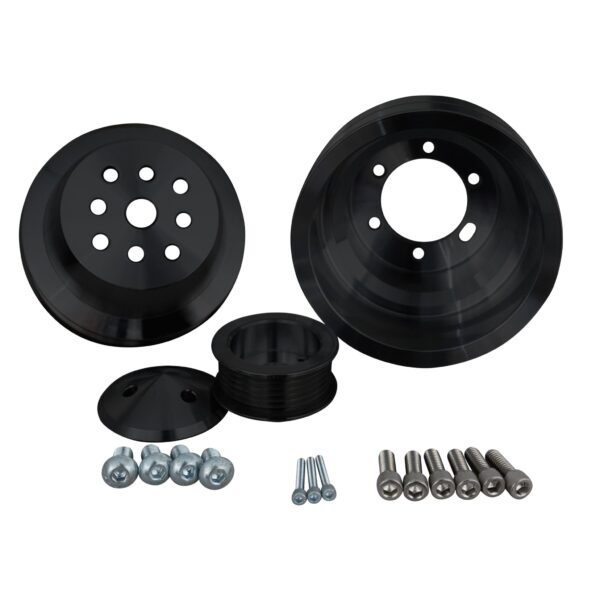 Big Block Chrysler Serpentine Pulley Kit - Black (2V)