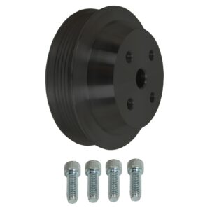 Small Block Chrysler Serpentine Water Pump Pulley - Black