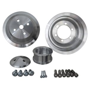 Small Block Chrysler Serpentine Pulley Kit for Fluid Dampers (2V)