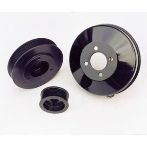 Ford 4.6L Mustang GT ('96-98) & Mustang Cobra ('96-99) Pulley Kit - Black