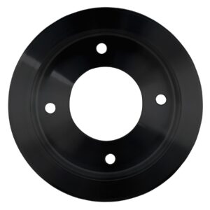 Pontiac V-Belt Crankshaft Pulley - Black (1V)