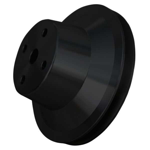 Pontiac V-Belt Water Pump Pulley - Black (1V)