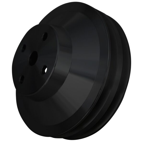 Pontiac V-Belt Water Pump Pulley - Black (2V)