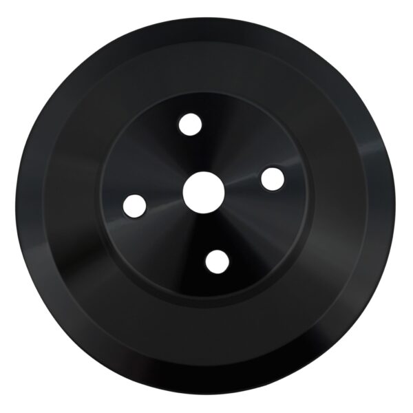 Pontiac V-Belt Water Pump Pulley - Black (2V)