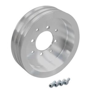 Pontiac V-Belt Crankshaft Pulley for Fluidampr (3V)