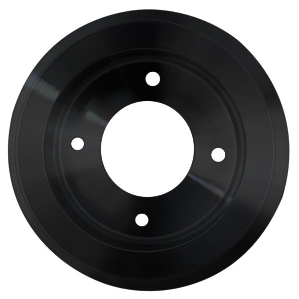 Pontiac V-Belt Crankshaft Pulley - Black (3V)