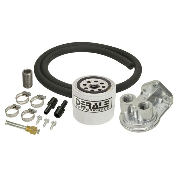 Single Mount 3/8" NPT Ports Up Remote Transmission Filter Kit, Standard