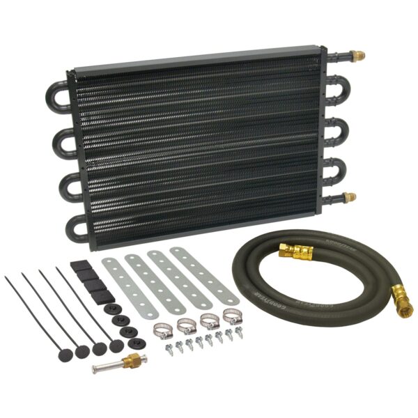 8 Pass 18" Series 7000 Copper/Aluminum Tube&Fin Transmission Cooler Kit, -6AN